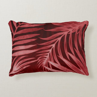 Vacker abstrakt färg rosa och rödblommor på b prydnadskudde