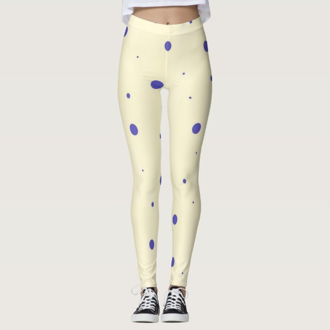 vacker abstrakt konst leggings (Framsida)