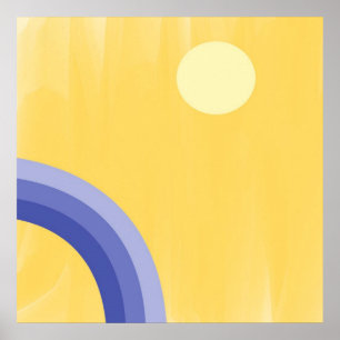 vacker abstrakt konst poster