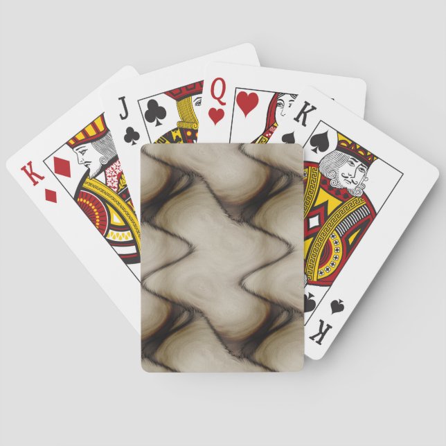 Vacker abstrakt lämnar ett långvarigt intryck casinokort (Baksidan)