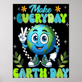 Vacker affisch på Jordens dag 2026