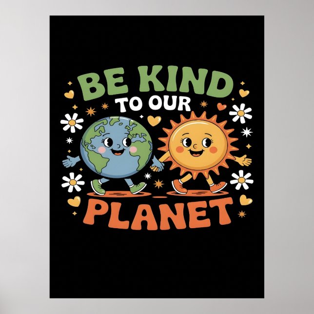 Vacker affisch på jordens dag 2026 (Framsidan)