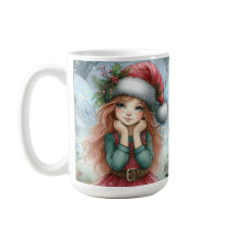 Vacker älva god jul