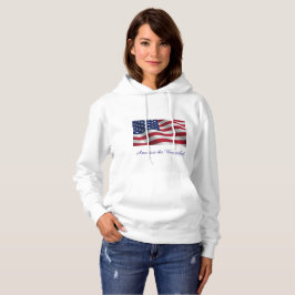 Vacker Amerika-hoodie sweatshirt T-shirt