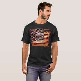 Vacker Amerika, Svart, Patriotisk herr T-shirt