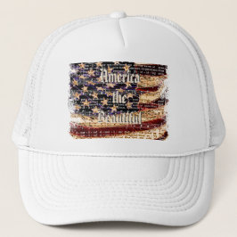 Vacker Amerika- WW Patriotisk Hatt Keps