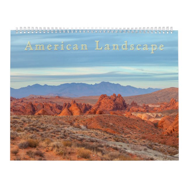 Vacker amerikansk landskap kalender (Omslag)