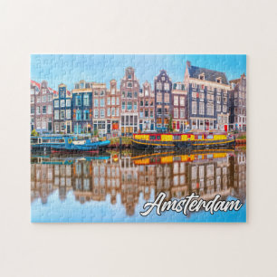 Vacker Amsterdam, Nederländerna Pussel