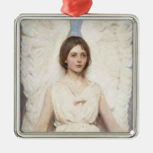 Vacker Angel (av Abbott Handerson Thayer) Julgransprydnad Metall