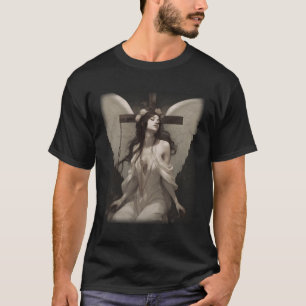 Vacker Angel Goth Aesthetic Himmelsk Angelic T Shirt