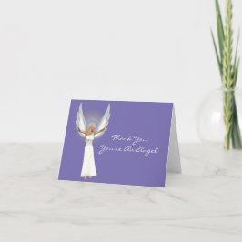 Vacker Angel Tackkort Card