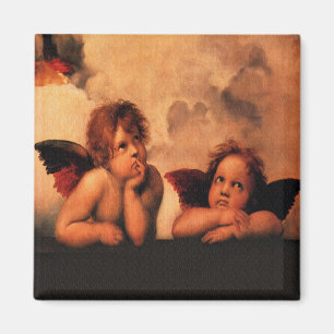 Vacker Angelic Cherubs Magnet