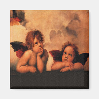 Vacker Angelic Cherubs Magnet
