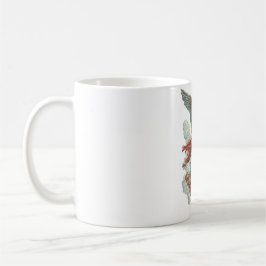 Vacker änglakristen kaffemugg