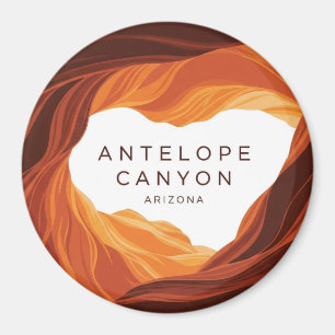 Vacker Antelope Canyon Navajo Nation Magnet