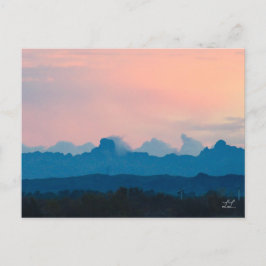 Vacker Arizona Sunrise Helg Vykort