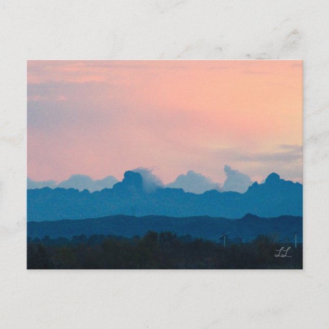 Vacker Arizona Sunrise Helg Vykort (Framsida)