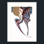 Vacker Art Deco Butterfly Fairy Poster<br><div class="desc">En serie med sex små men vackra Art Deco-bilder visar vackra älvor av fjäril. Obs! Om du förstorar den här bilden kan det leda till att du poster i dålig kvalitet.</div>