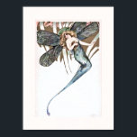 Vacker Art Deco Butterfly Fairy Poster<br><div class="desc">En serie med sex små men vackra Art Deco-bilder visar vackra älvor av fjäril. Obs! Om du förstorar den här bilden kan det leda till att du poster i dålig kvalitet.</div>