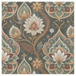 Vacker Art Nouveau blomster väggdekoration mönster Tyg