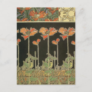 Vacker Art Nouveau vykort