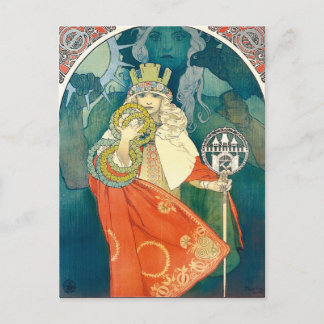 Vacker Art Nouveau vykort