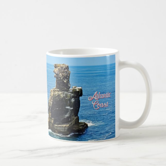 Vacker Atlantkust i Portugal Kaffemugg (Höger)
