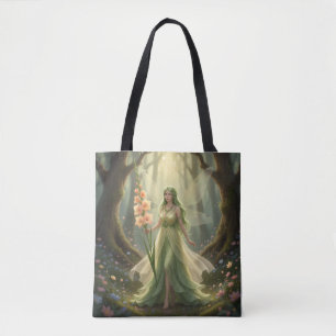 Vacker August Peridot Fairy Tygkasse