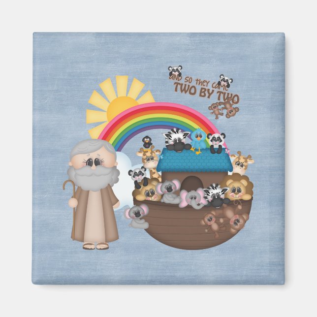 Vacker Baby Noahs Ark Magnet (Framsidan)