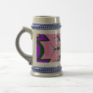 Vacker baby rosa lila skade motif monogram sejdel