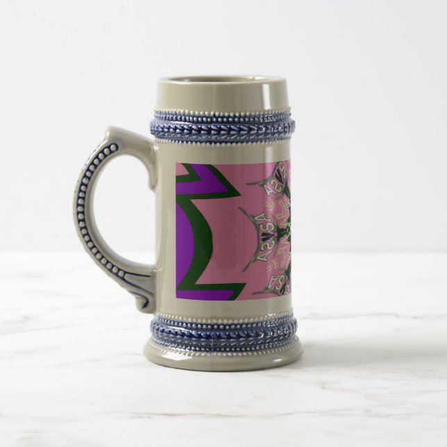 Vacker baby rosa lila skade motif monogram sejdel (Vänster)