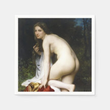 Vacker badande kvinna (av Bouguereau)