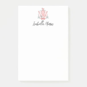 Vacker bakning konditor Anpassad Post-it Block