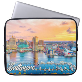 Vacker Baltimore, Maryland, USA Laptop Fodral