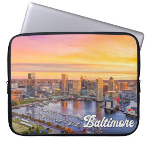 Vacker Baltimore, Maryland, USA Laptop Fodral