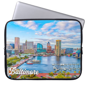 Vacker Baltimore, Maryland, USA Laptop Fodral