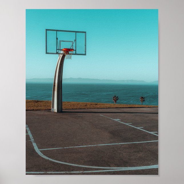 Vacker basketbollhoop poster (Framsidan)