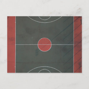 Vacker basketkonst vykort