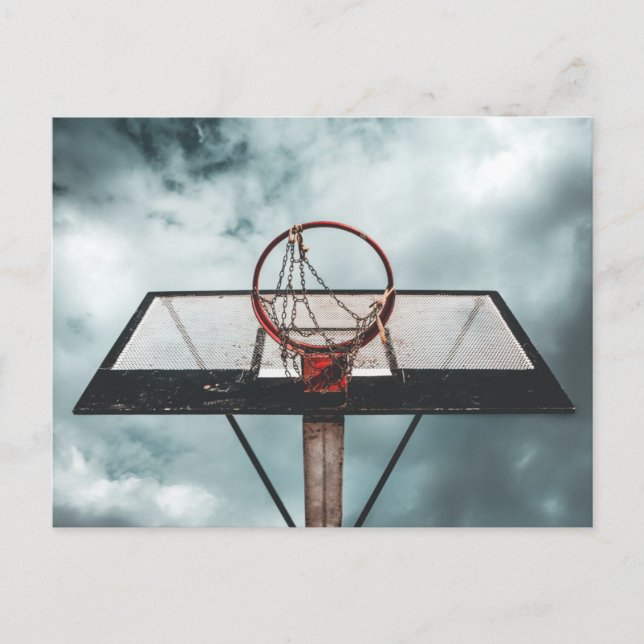 Vacker basketpresent vykort (Framsida)