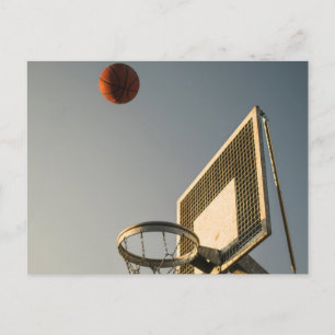Vacker basketpresent vykort