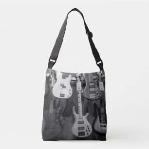 Vacker Bass Guitar Axelväska
