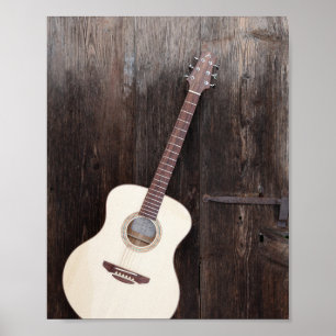 Vacker Bass Guitar Poster