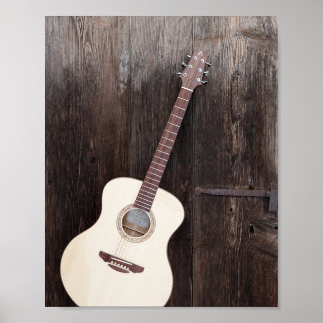 Vacker Bass Guitar Poster (Framsidan)