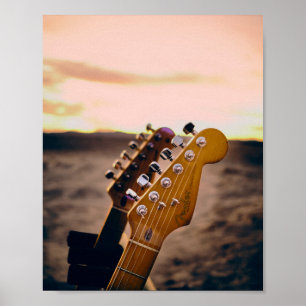 Vacker Bass Guitar Poster