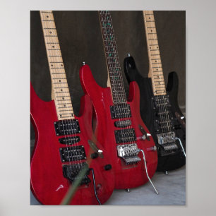 Vacker Bass Guitar Poster