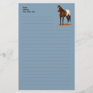 Vacker Bay Appaloosa Horse Brevpapper
