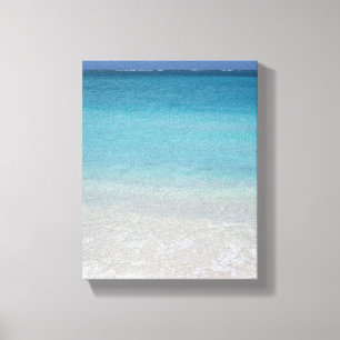 Vacker Beach Turks- och Caicofoto Canvastryck