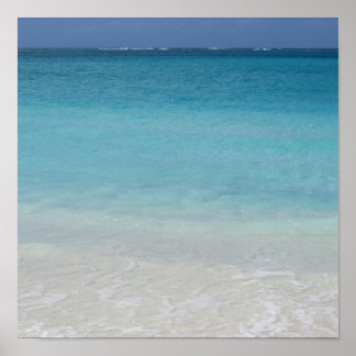 Vacker Beach | Turks- och Caicofoto Poster