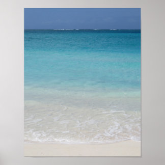 Vacker Beach | Turks- och Caicofoto Poster