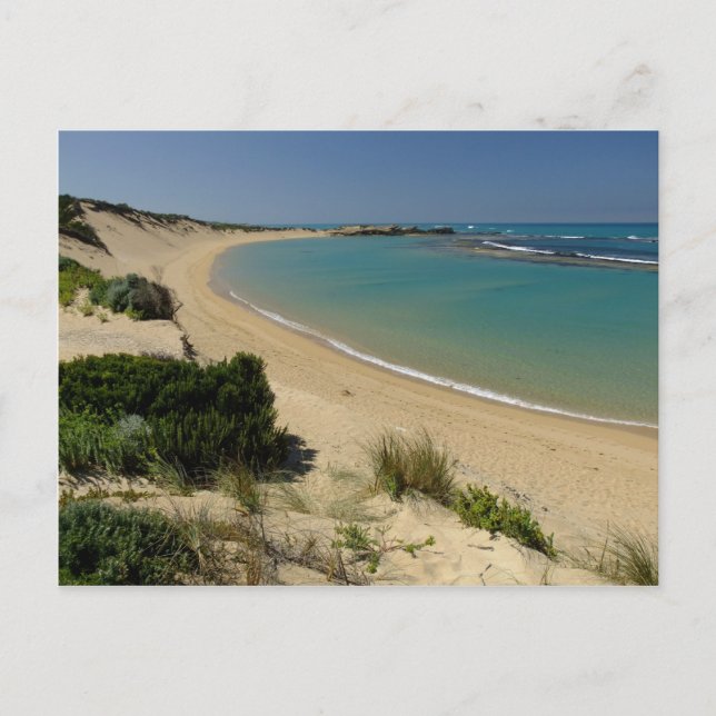 Vacker Beachport Vykort (Framsida)